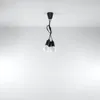 Lampa wisząca DIEGO 3 czarna